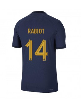 Moški Nogometna dresi replika Francija Adrien Rabiot #14 Domači SP 2022 Kratek rokav